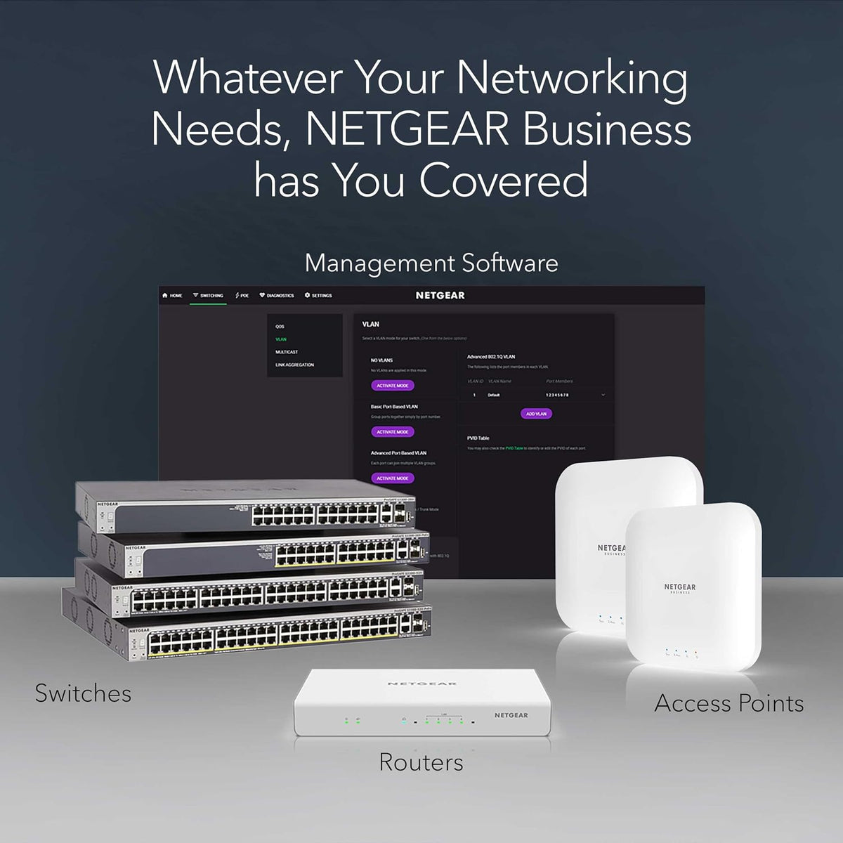 Netgear GS108 wall mountable unmanaged switch back panel details