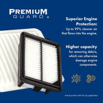Premium Guard Mitsubishi Outlander air filter media close up