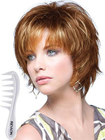 Noriko Sky synthetic wig front view