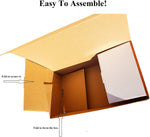 Treasure hunt prize box with gold accents