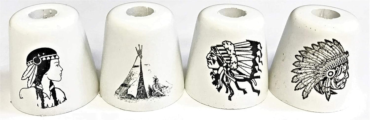 Eclipse Ceramic Indian Design Cigarette Snuffers front view smoking accessory