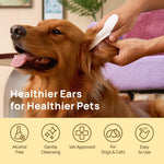 Dual-sided texture detail of Hicc Pet finger wipe