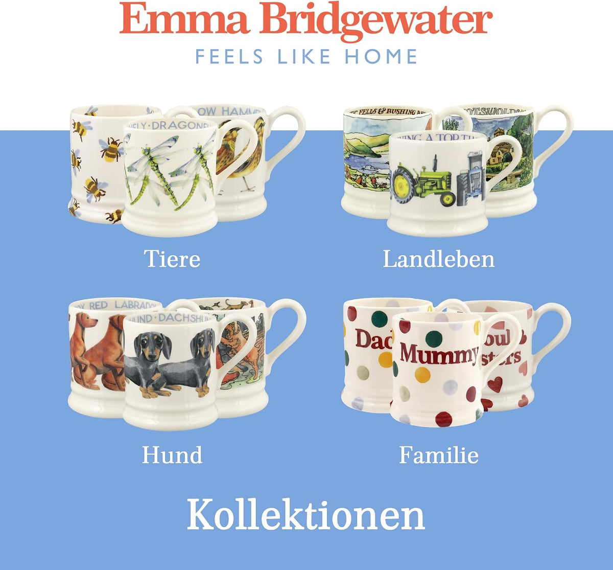 Emma Bridgewater stoneware mug packaging and gift presentation