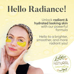 Bloomora daytime gold eye patches application