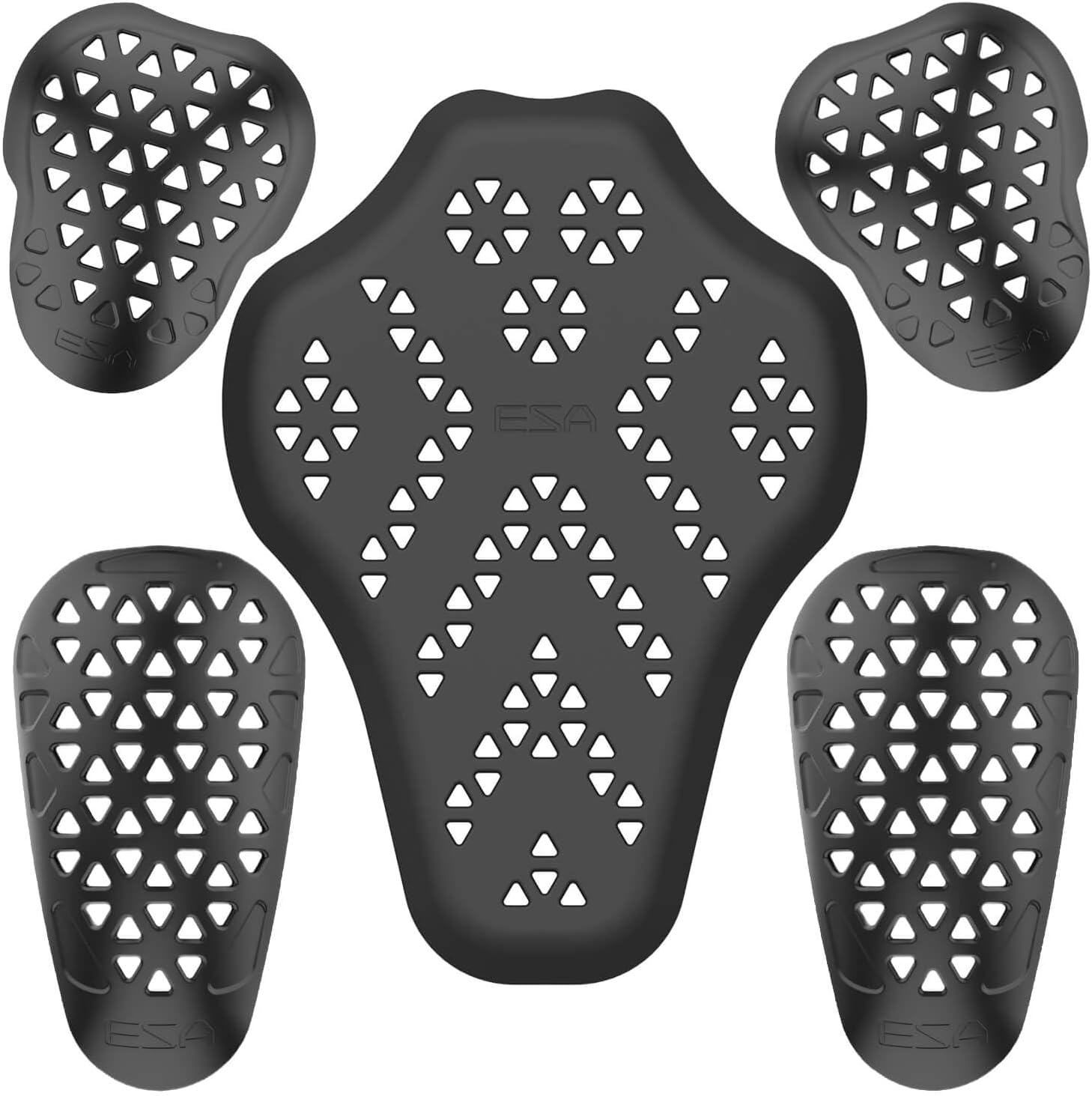 Yebczkl CE 1 Level motorcycle armor set featuring shoulder elbow and back pads