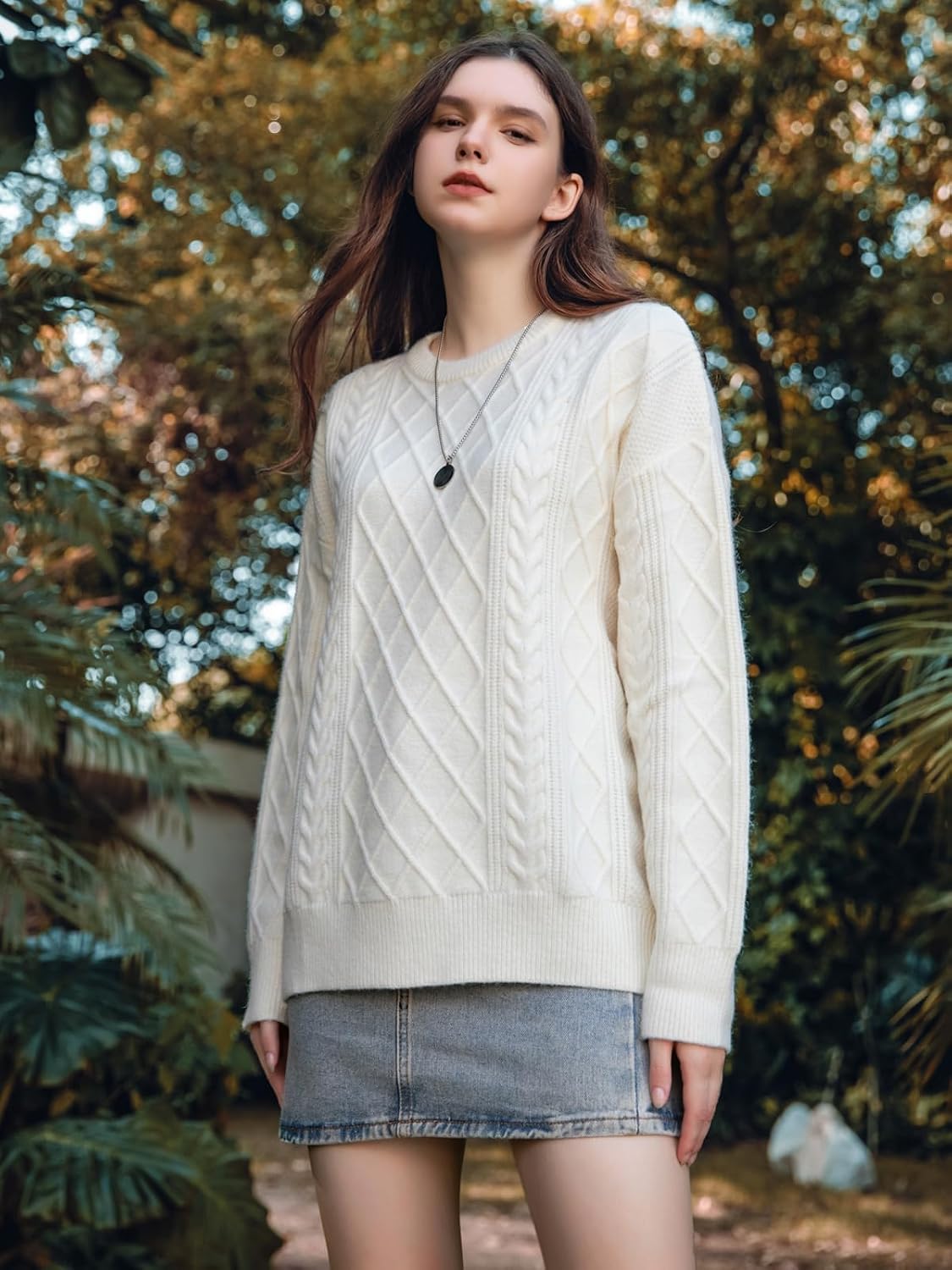 Laixton long sleeve aesthetic sweater side profile