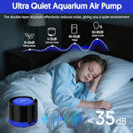 QZQ fish tank oxygen aerator top control dial and outlets