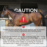 Garftai collapsible equine soaking bucket replacement for easy storage in the tack room.