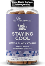 Eu Natural Staying Cool menopause supplement bottle front view