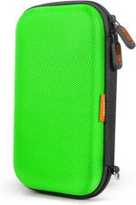 Orange Shockproof Hard EVA Case, Portable Travel Pouch for Drive | Fits Power Bank, Cell Phone, Cable, Cord, Small Electronic Accessories Organizer, Storage Zipper Bag - Image 13