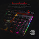 Redragon K580 mechanical keyboard switches and keycap detail