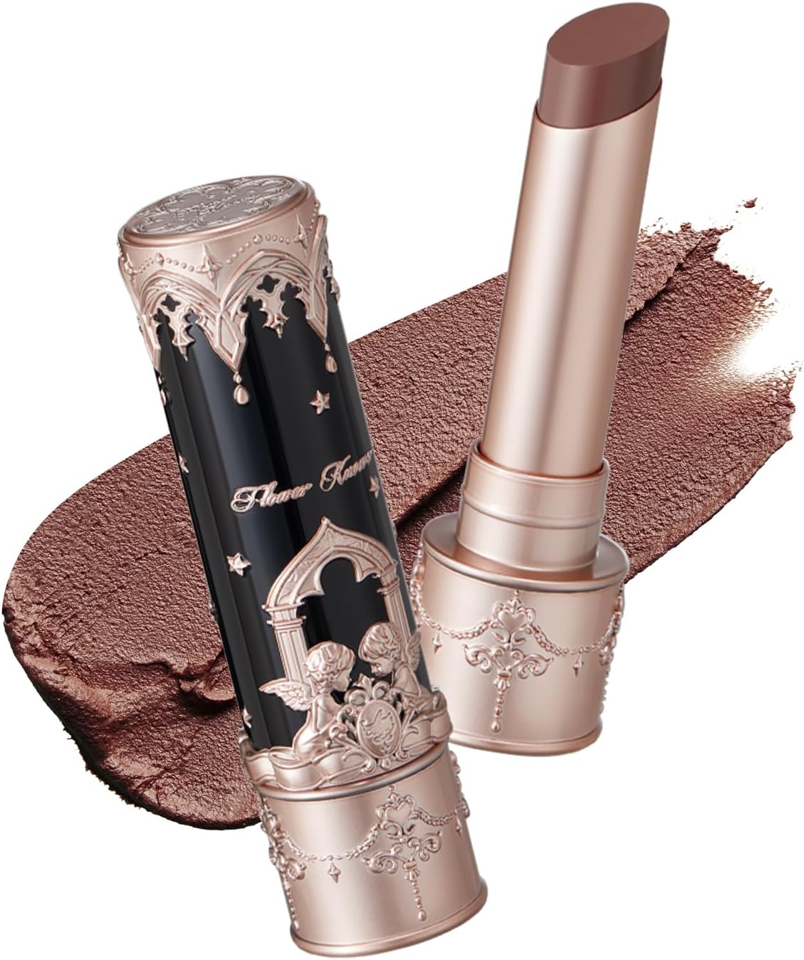Flower Knows Little Angel Matte Lipstick front view showcase