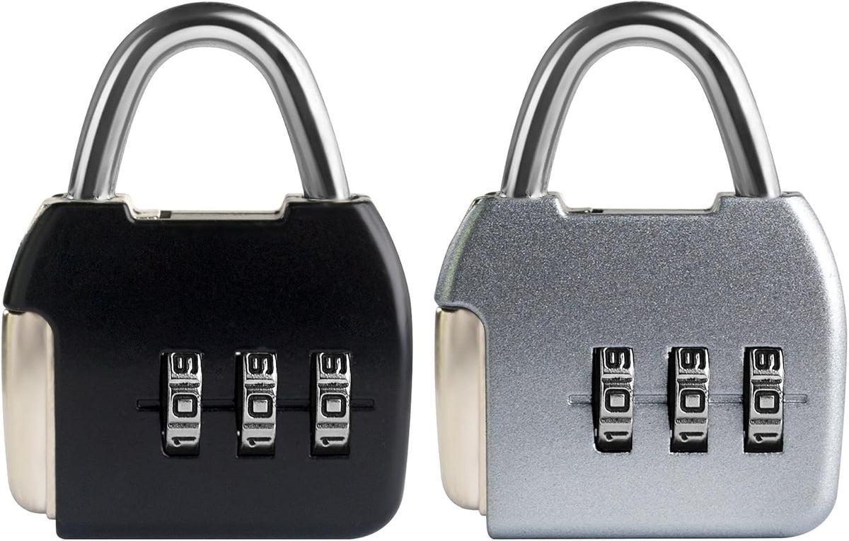 UP Security small combination luggage locks front view