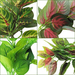 Close up of Pinvnby artificial lizard climbing plants