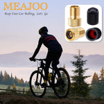 Meajoo 2 piece bike tire valve adapter set in packaging