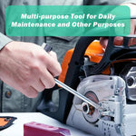 Combination screwdriver and wrench angle view
