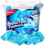 Vacplus Septic Tank Treatment 24 pack bucket front view