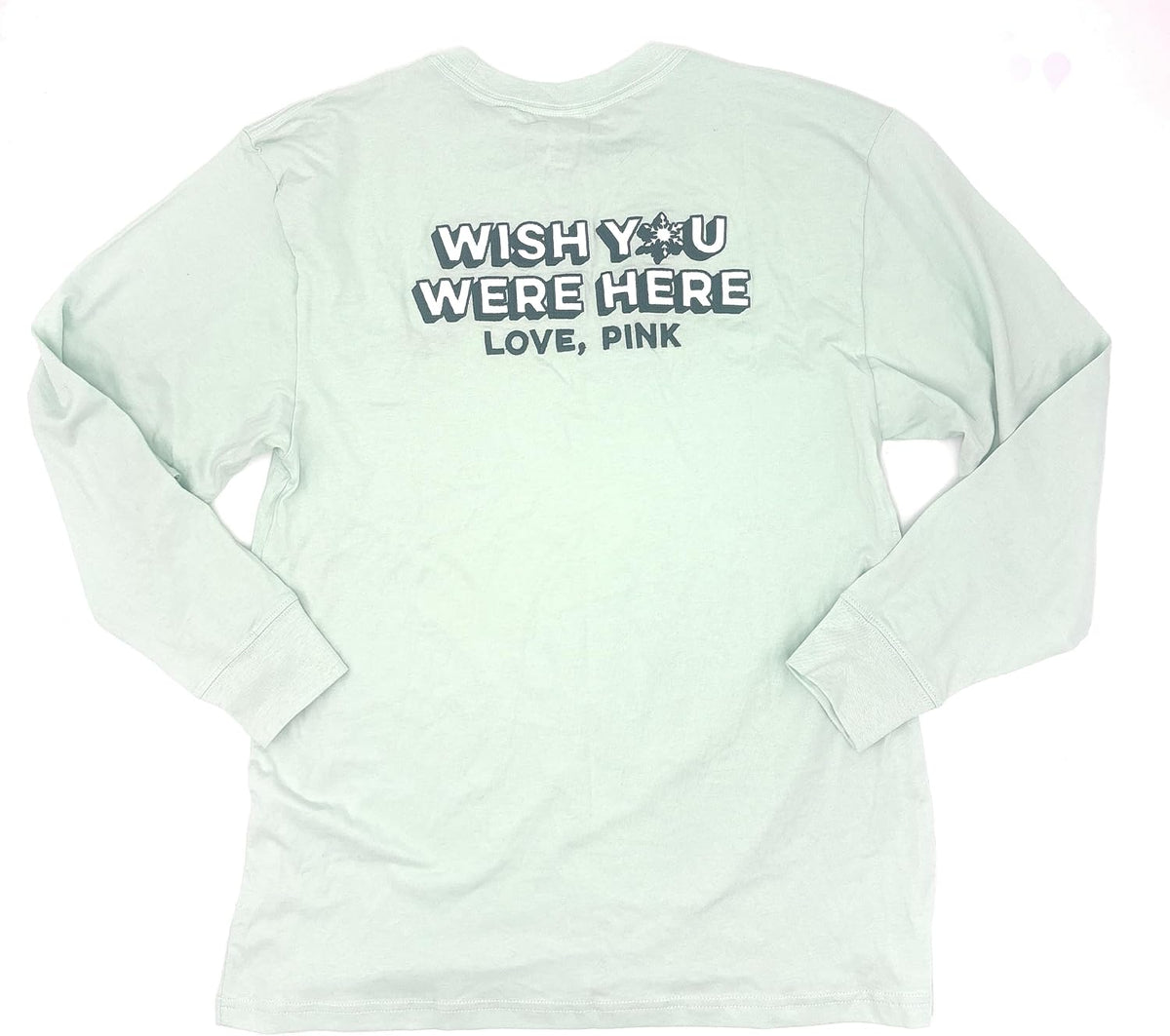 Victoria's Secret Pink Long Sleeve Campus T-Shirt sleeve and shoulder fit