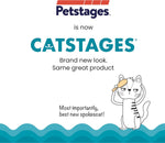 Petstages plush cat toy in blue