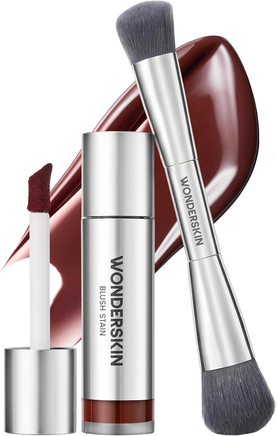 Wonderskin Beauty Essentials Set featuring liquid blush and brush