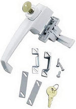 Wright Products keyed tie down push button door latch front view