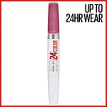 Maybelline long-lasting pink liquid lipstick applicator and tube