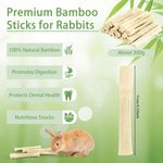 Natural sweet bamboo pet molar sticks for small animal teeth grinding