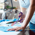 Yemarpher Multipurpose Clothing Scissors Resting On A Sewing Pattern