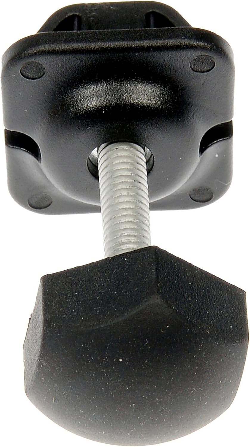 Dorman front hood stop buffer original replacement part showing threaded adjustment stud.