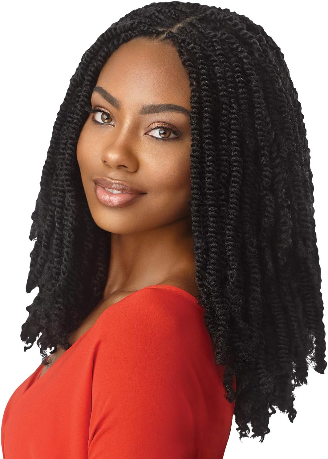 X-Pression Outre Twisted Up Springy Afro Twist front view packaging
