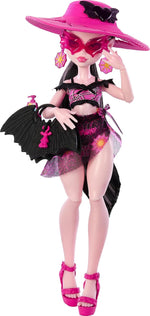 Monster High Scare-adise Island Draculaura Doll with Swimsuit, Sarong & Beach Accessories Like Hat, Sunscreen & Tote - Image 1