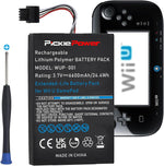 Pickle Power 6600mAh Wii U Gamepad Battery pack front view showing premium packaging