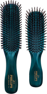 Phillips Brush Light Touch 6 Detangling Hair Brush, Full Size Emerald Green | Flexible Nylon Bristles, Gentle Detangling & Smoothing for All Hair Types, 7.75 Inch Daily Use Hairbrush - Image 13