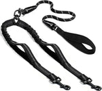 Durable imported double leash for two medium and large dogs