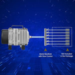 Top view of Fumak commercial air pump heat-dissipating housing