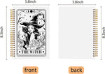 Ecezatik witchy notebook flat lay view
