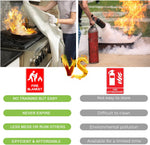 KITOSUN fire blanket set packaged for travel and camping safety