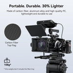 SmallRig matte box 3575 mounted on mirrorless camera setup
