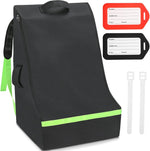 Sublaga car seat travel bag front view with shoulder straps