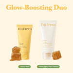 Im From honey cleanser syrup to foam texture demonstration