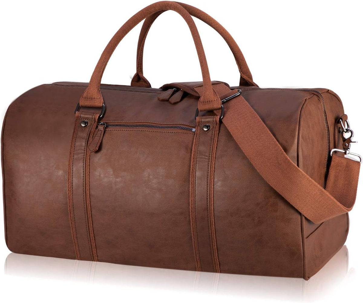 Seyfocnia vintage travel duffel bag lifestyle shot