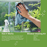 E-Cloth smooth glass and polishing cloth detail view