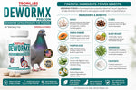 Authentic USA imported poultry deworming pills for chickens roosters and chicks