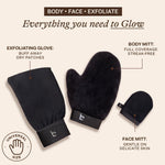 Beauty By Earth exfoliating glove for skin preparation