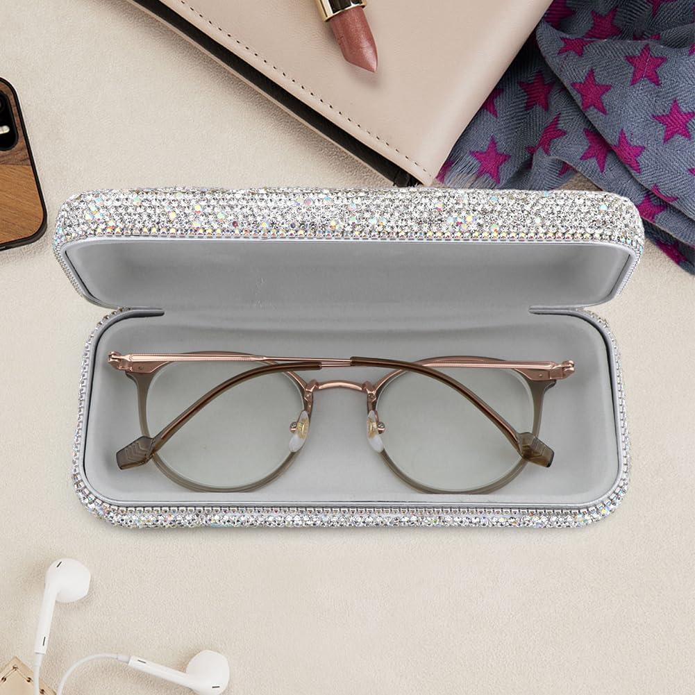 Homfanseec hard shell protective eyewear case open display