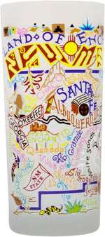 Catstudio Summer Colorado Frosted Drinking Glass, 15oz, Dishwasher Safe | 15oz Frosted Glass Cup - Original Artwork - Kitchen, Bar, Everyday Drinks - Travel Souvenirs & Gifts - Image 12