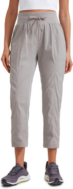 CRZ YOGA Ease Line Casual 7/8 Pants 25" | Lightweight, Workout, Ruched Design, Hem Drawcords, Pockets, for Women - Image 11