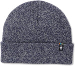 Smartwool cozy cabin hat marled black knit texture closeup