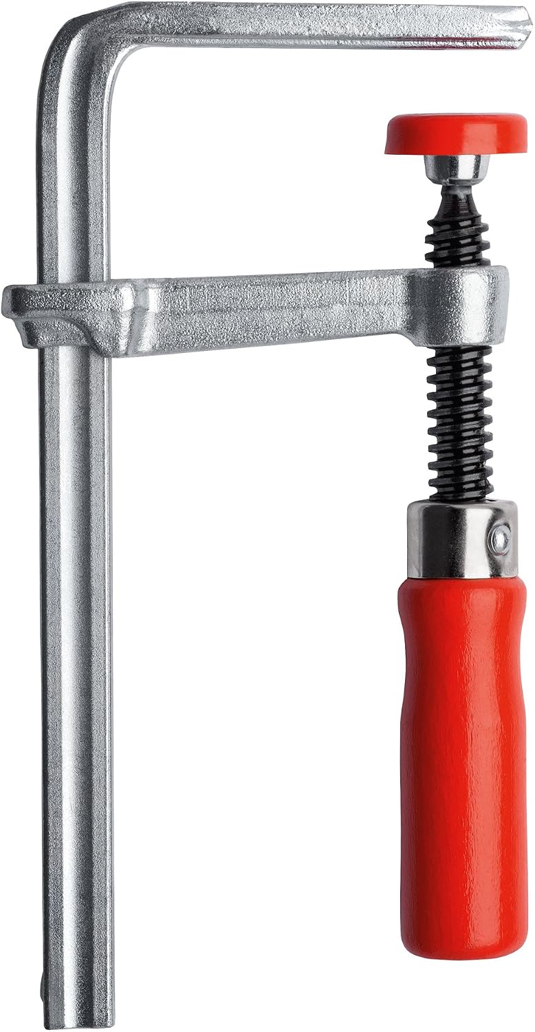 Bessey Gtr12 woodworking clamp in action on guide rail