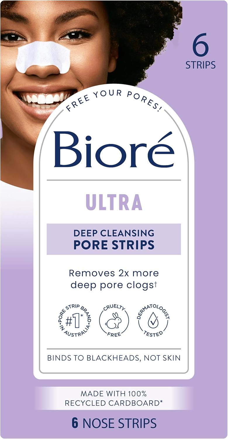 Bioré Ultra Deep Cleansing Pore Strips front packaging view